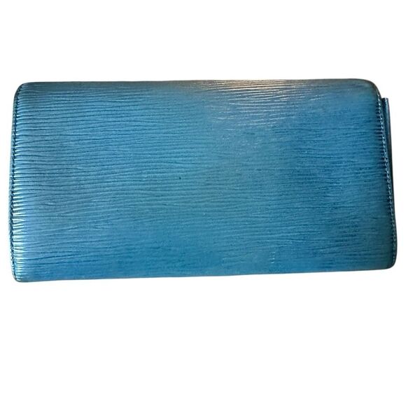 Louis Vuitton Epi Azure Blue Wallet - Picture 6 of 11